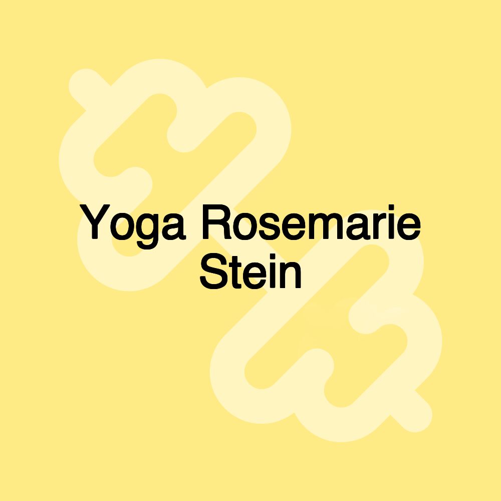 Yoga Rosemarie Stein