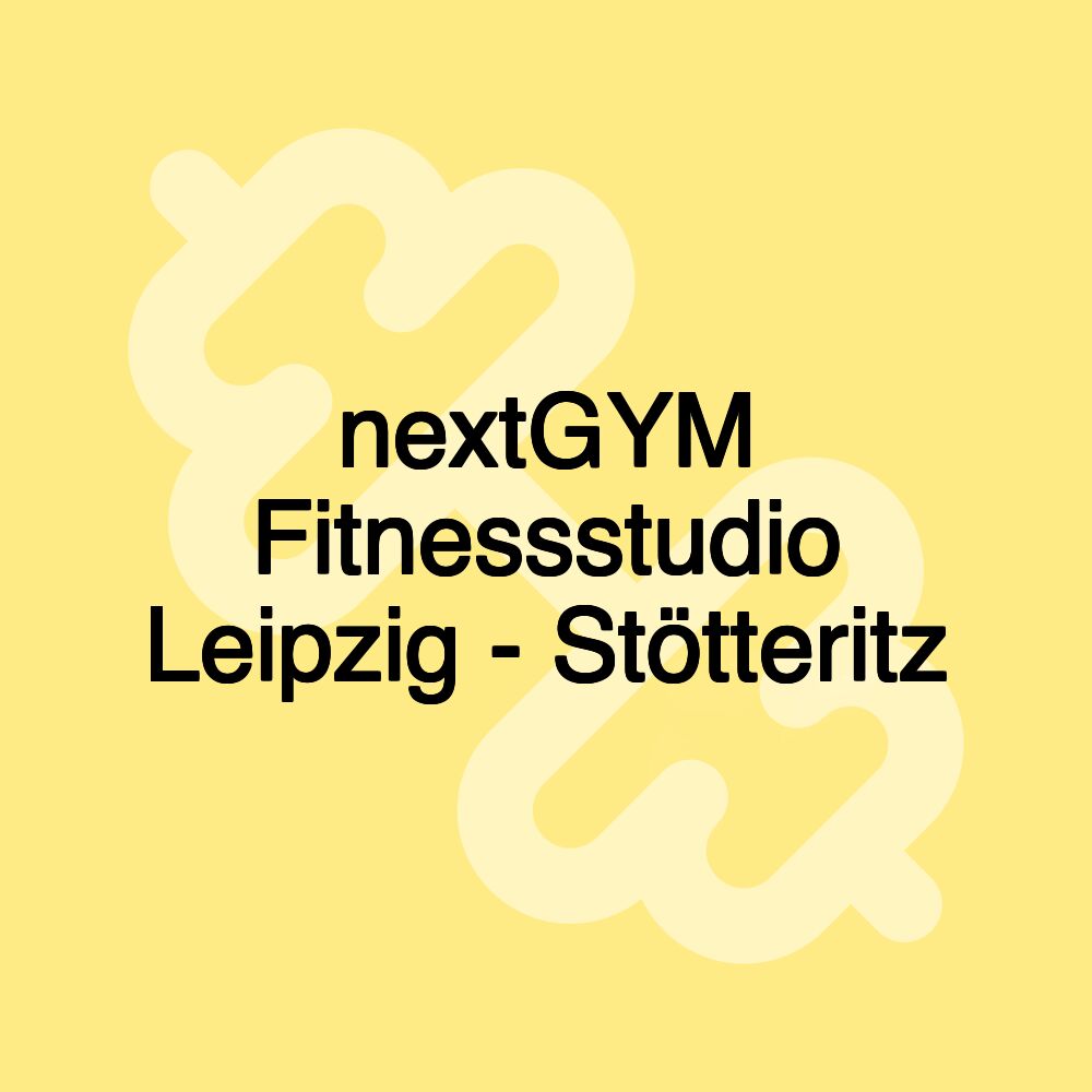 nextGYM Fitnessstudio Leipzig - Stötteritz