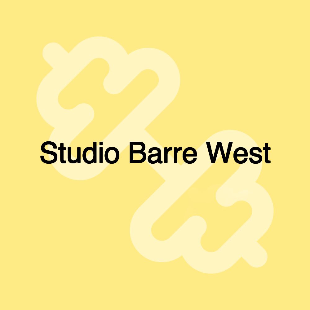 Studio Barre West