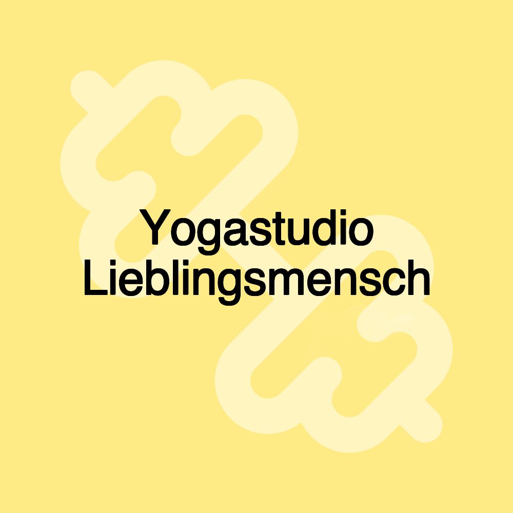 Yogastudio Lieblingsmensch