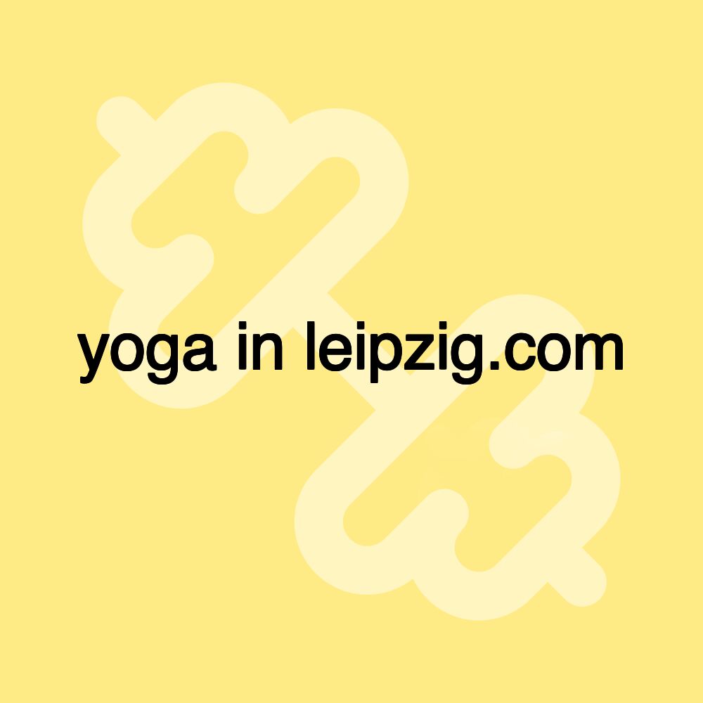 yoga in leipzig.com