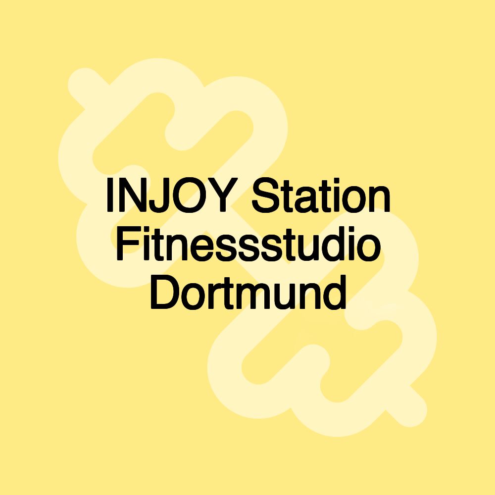 INJOY Station Fitnessstudio Dortmund