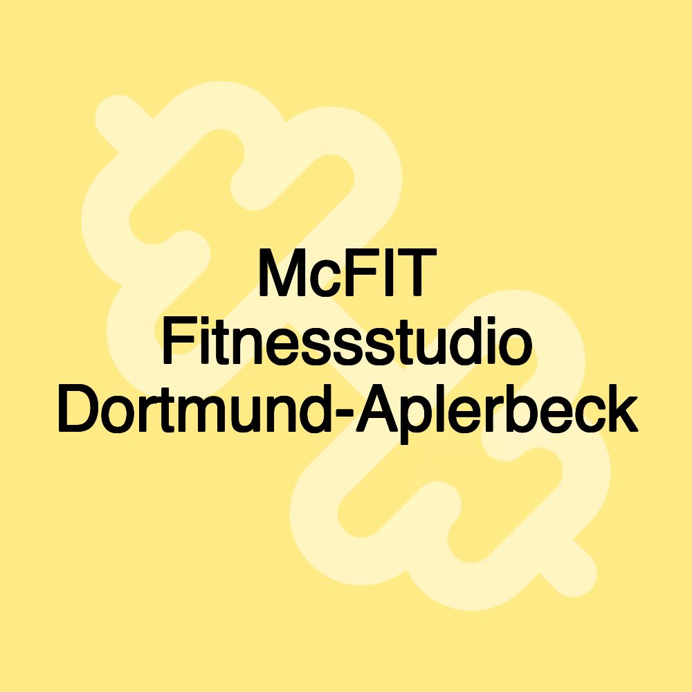 McFIT Fitnessstudio Dortmund-Aplerbeck