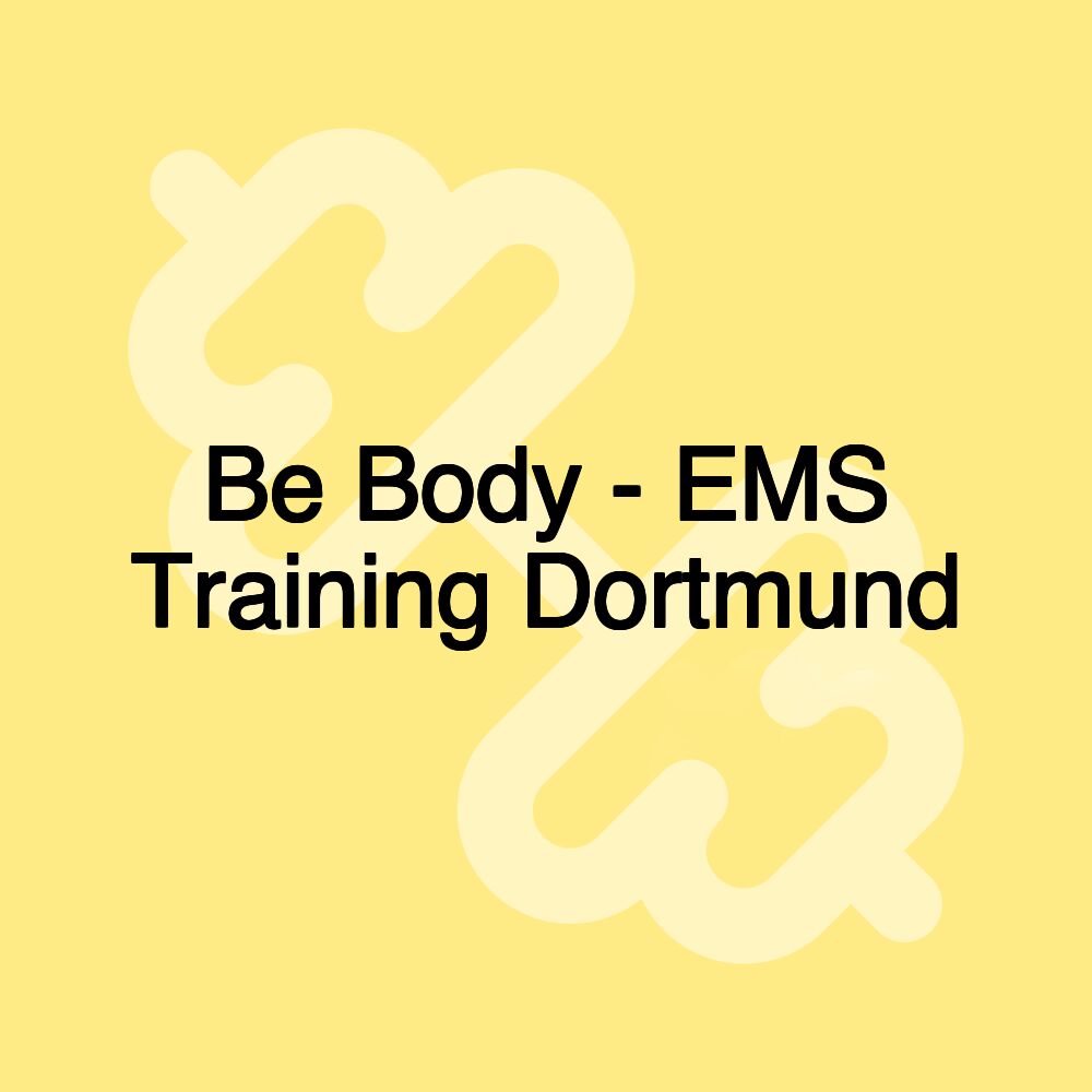 Be Body - EMS Training Dortmund