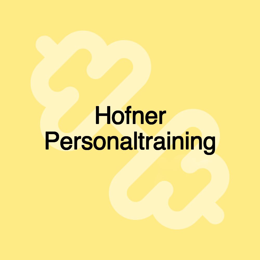 Hofner Personaltraining