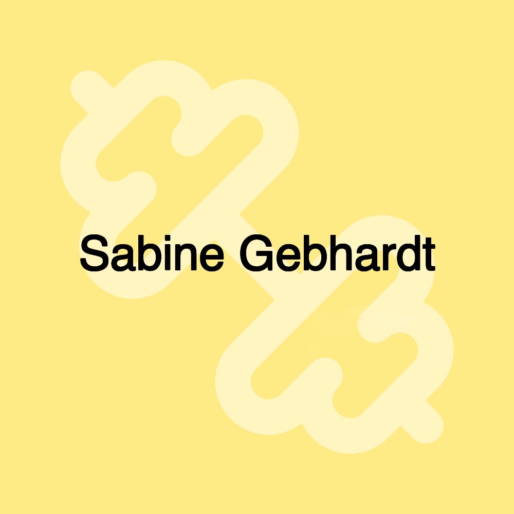 Sabine Gebhardt