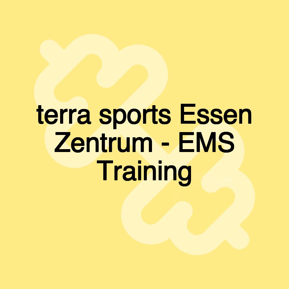 terra sports Essen Zentrum - EMS Training