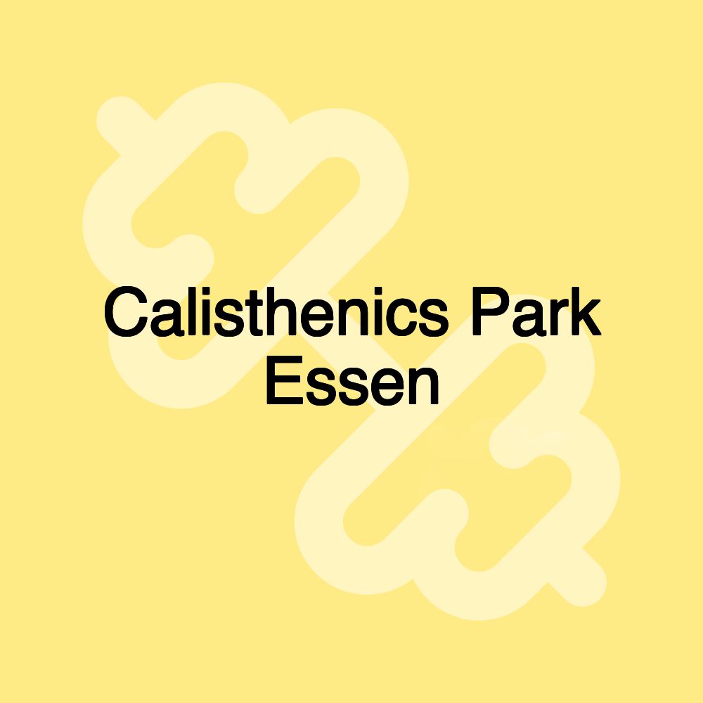 Calisthenics Park Essen