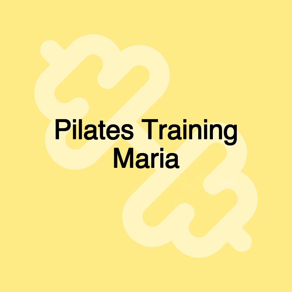 Pilates Training Maria