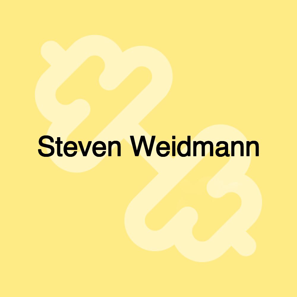 Steven Weidmann