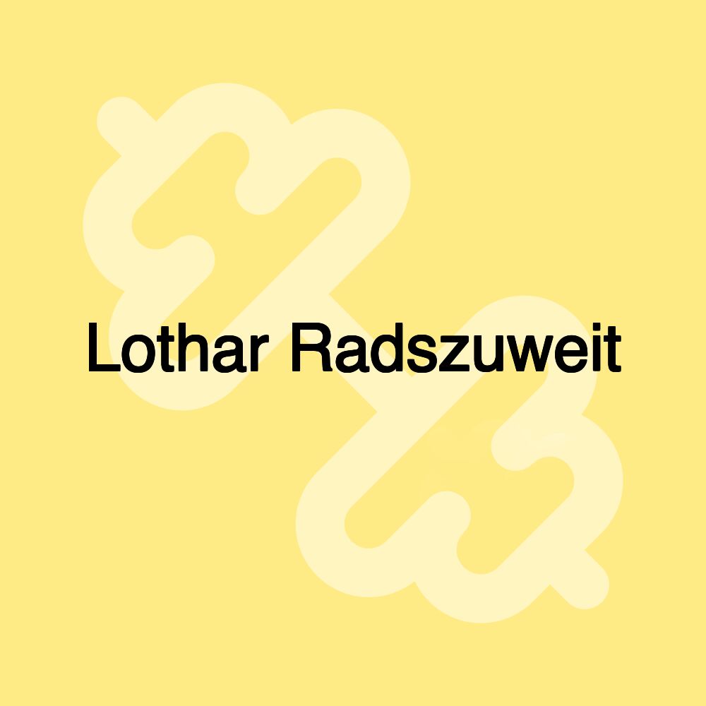 Lothar Radszuweit