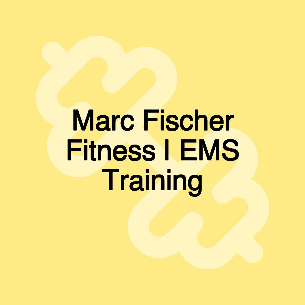 Marc Fischer Fitness | EMS Training