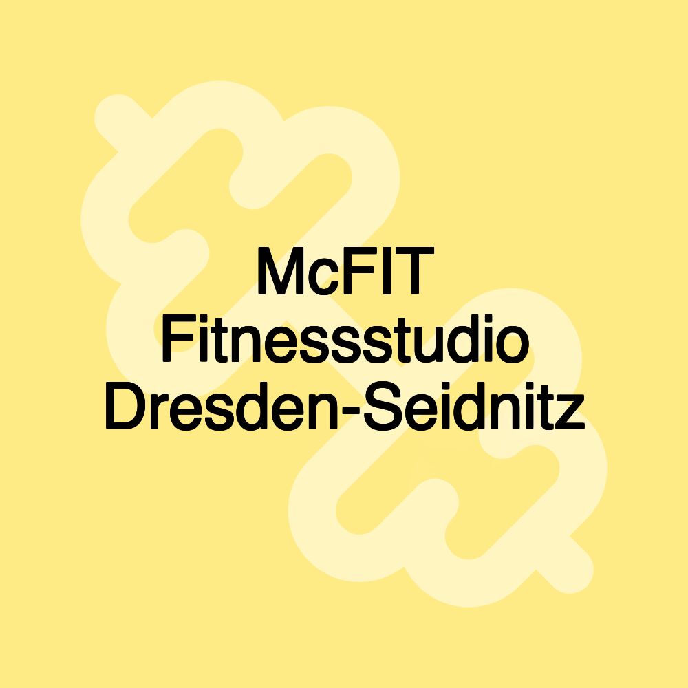 McFIT Fitnessstudio Dresden-Seidnitz