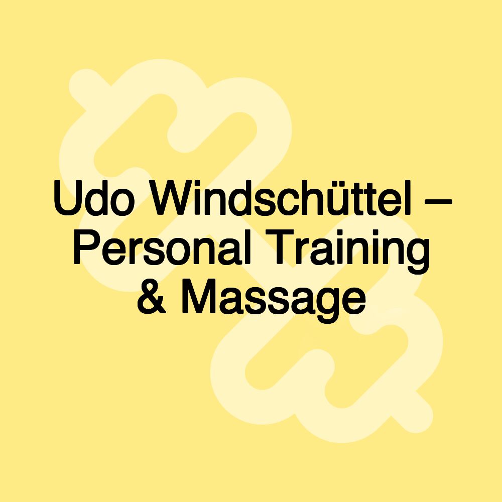 VITALITY dresden – Personal Training, Massage & Faszien- & Triggerpunkt-Therapie