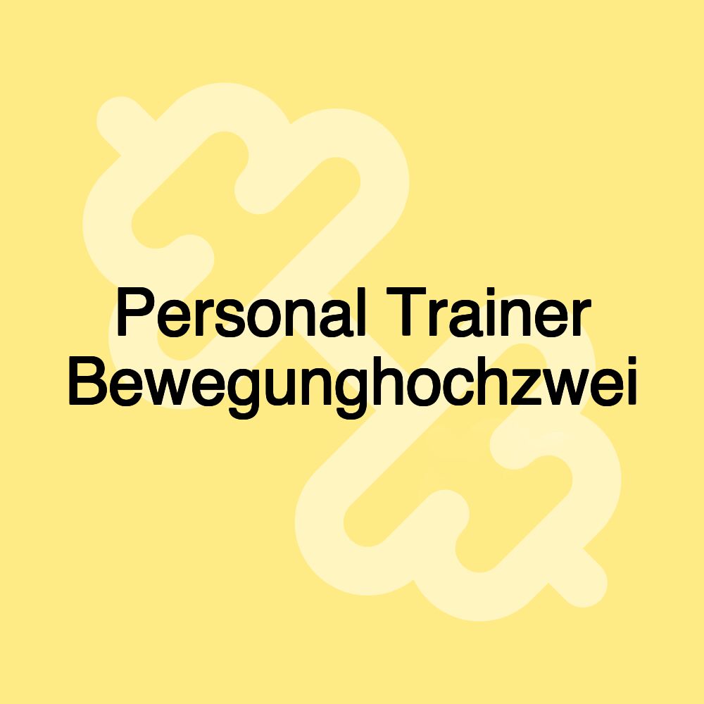 Personal Trainer Bewegunghochzwei