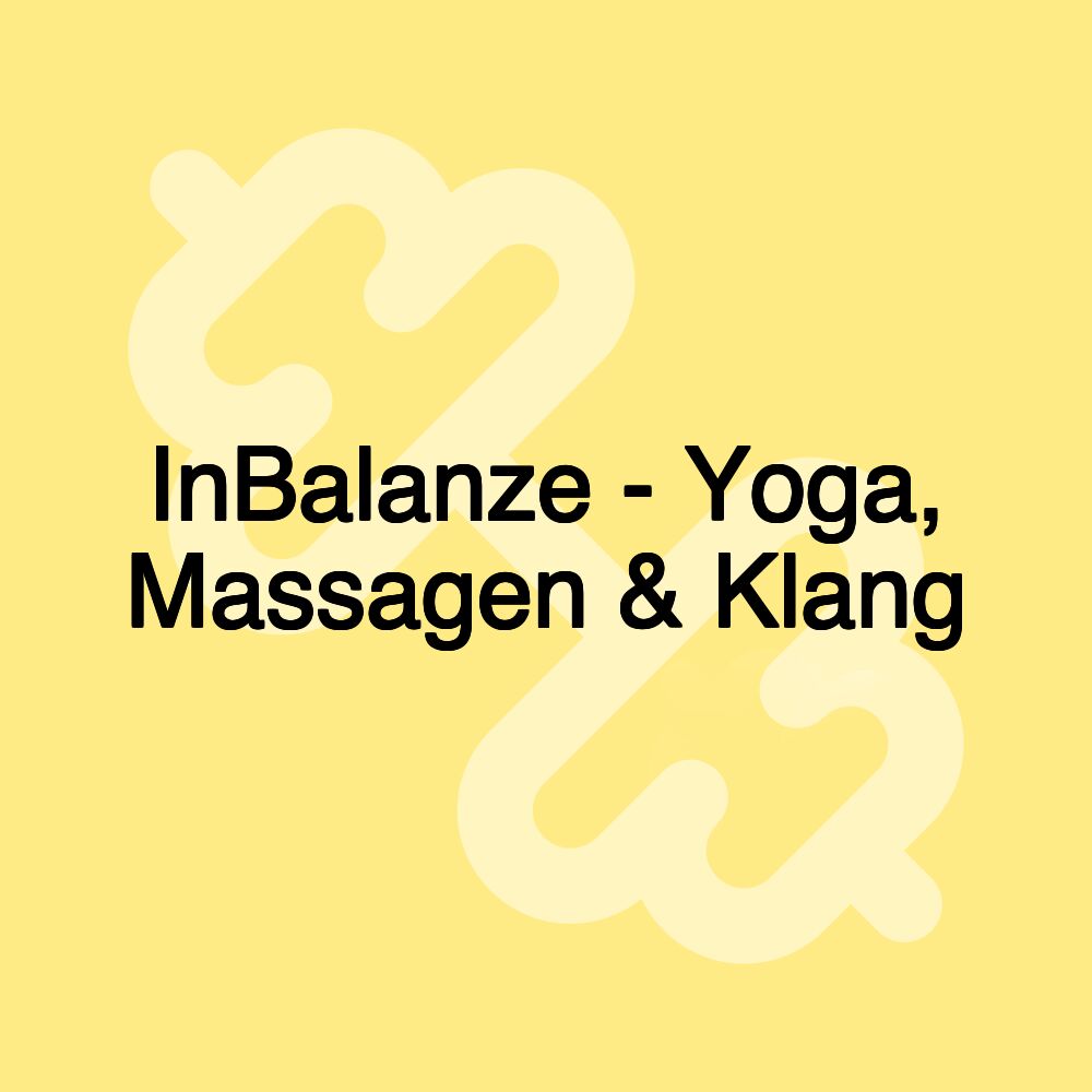 InBalanze - Yoga, Massagen & Klang