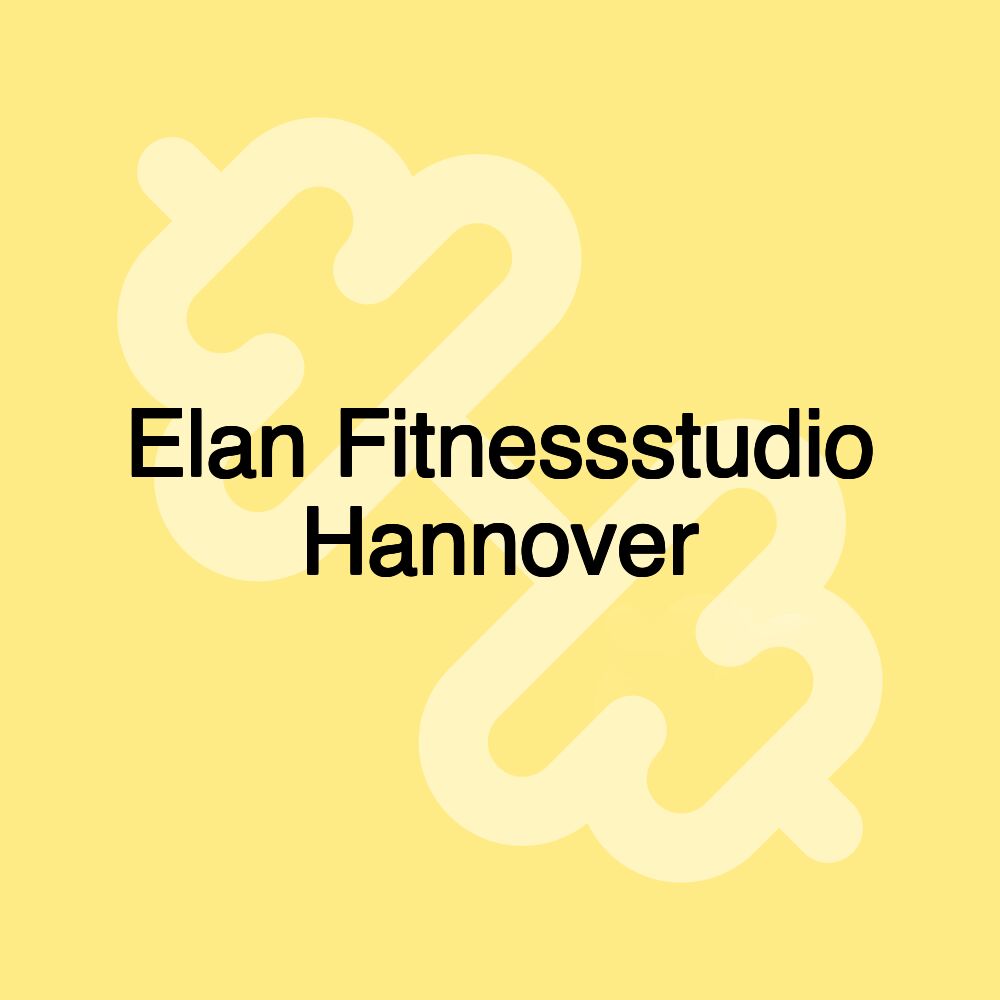 Elan Fitnessstudio Hannover