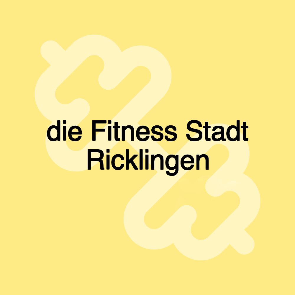 die Fitness Stadt Ricklingen