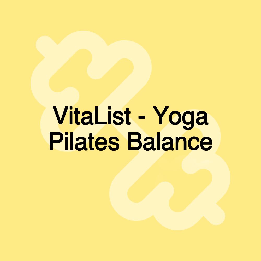 VitaList - Yoga Pilates Balance