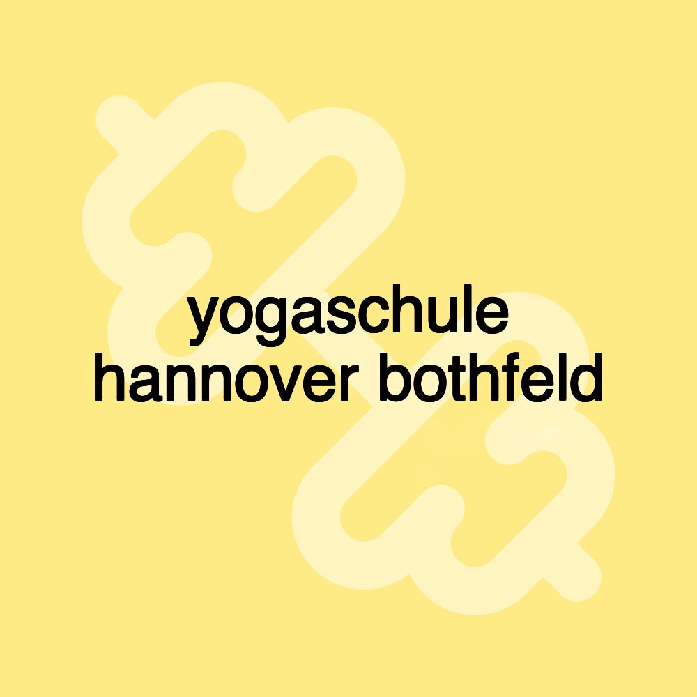 yogaschule hannover bothfeld