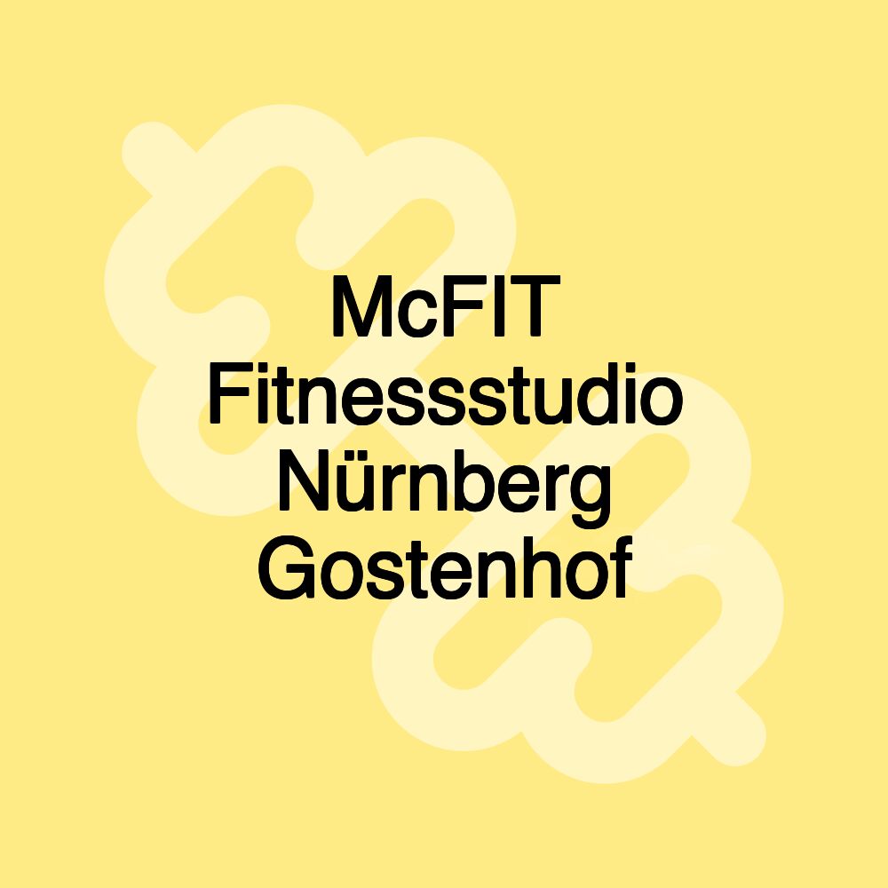 McFIT Fitnessstudio Nürnberg Gostenhof