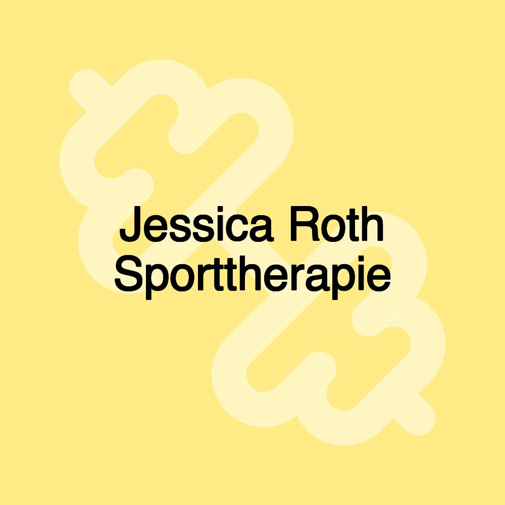 Jessica Roth Sporttherapie