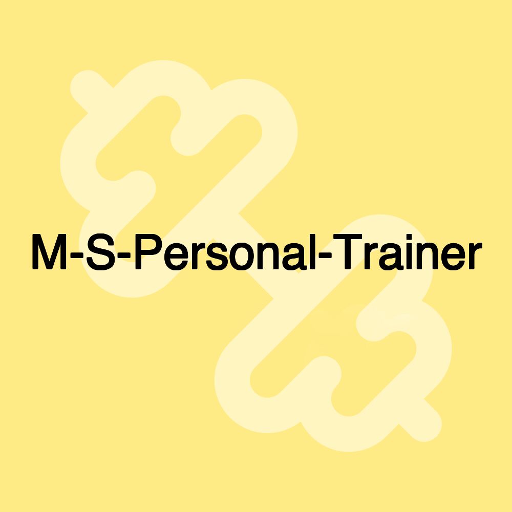 M-S-Personal-Trainer