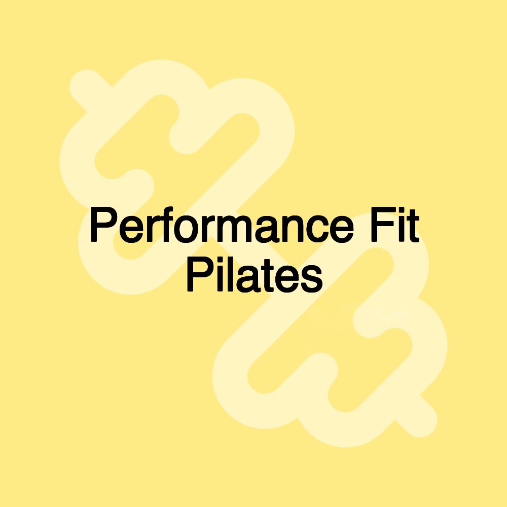 Performance Fit Pilates