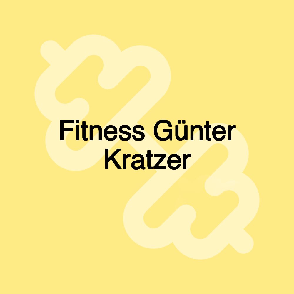 Fitness Günter Kratzer