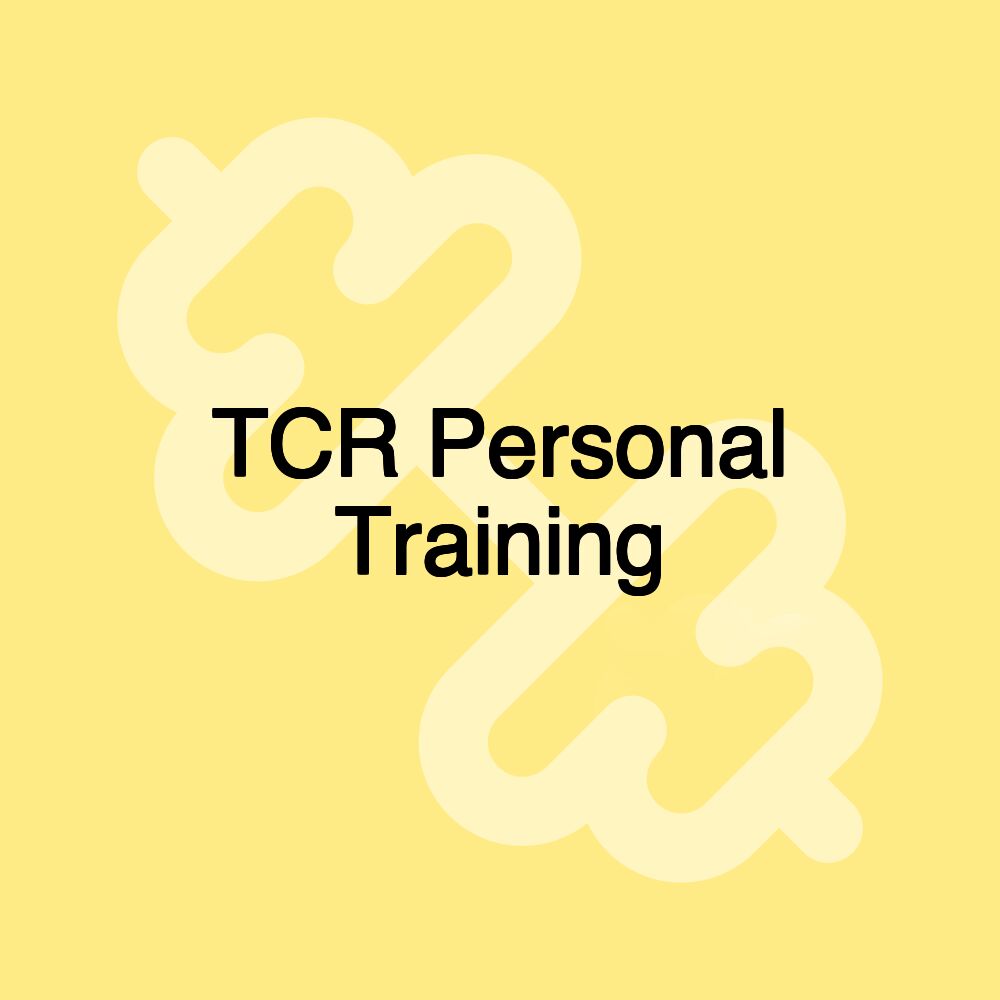 TCR Personal Training