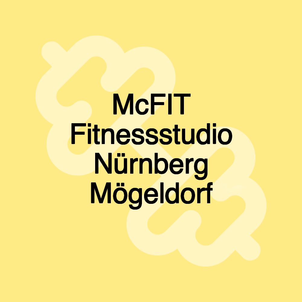 McFIT Fitnessstudio Nürnberg Mögeldorf