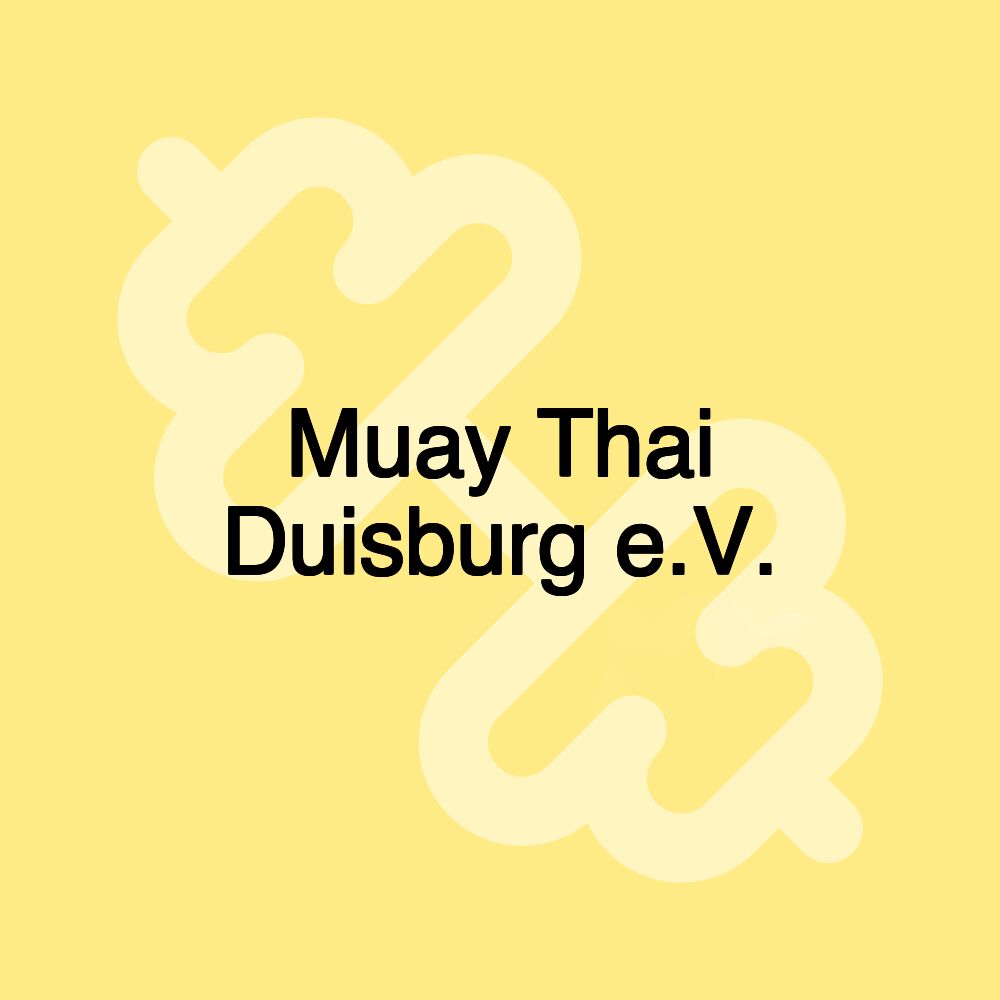 Muay Thai Duisburg e.V.