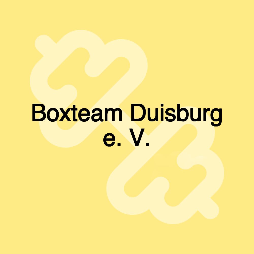 Boxteam Duisburg e. V.