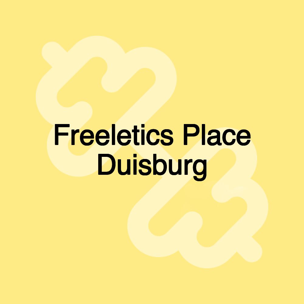 Freeletics Place Duisburg