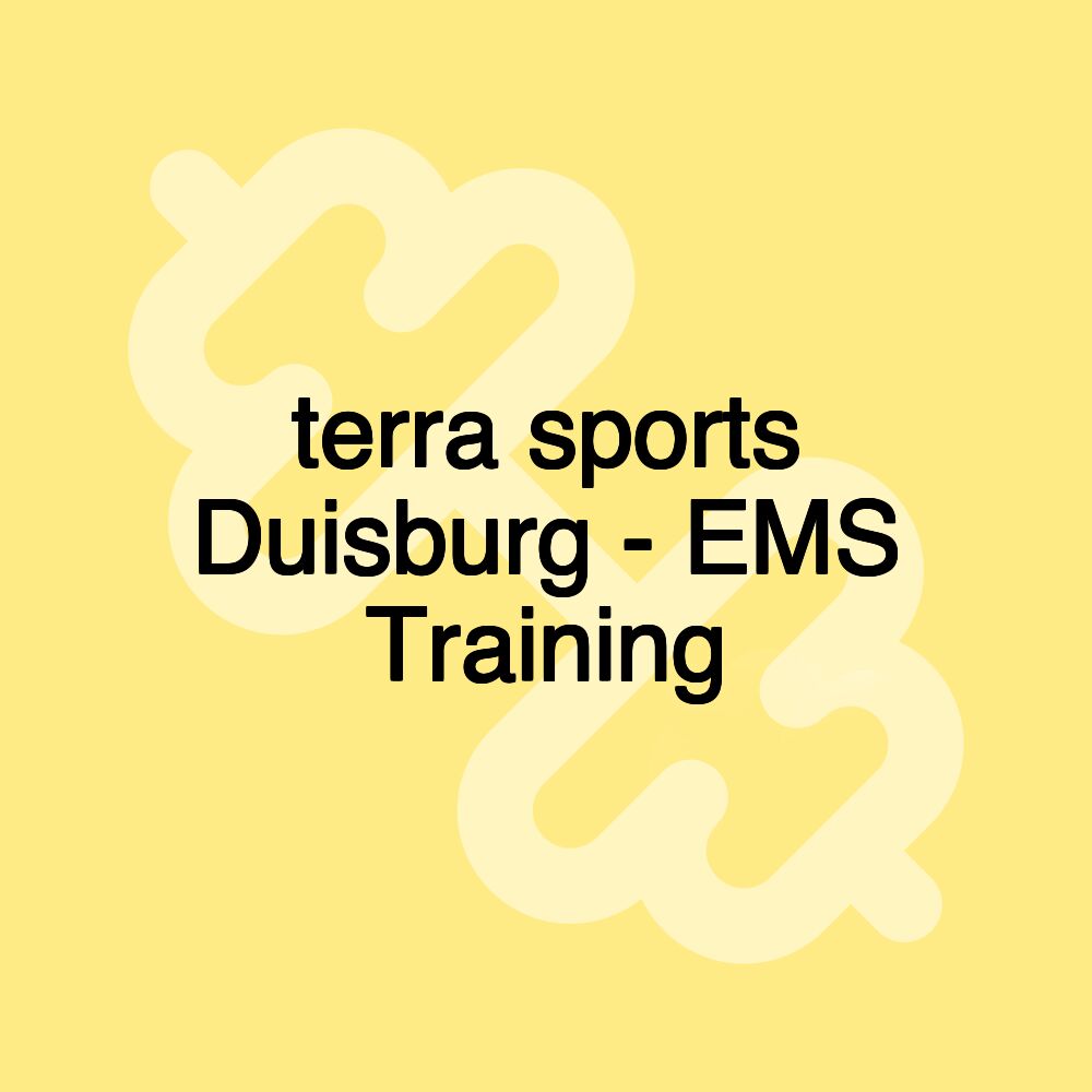 terra sports Duisburg - EMS Training