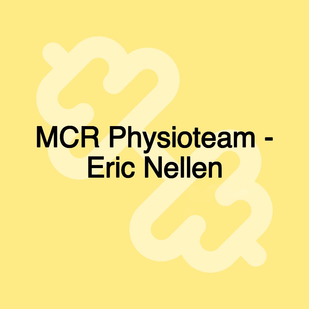 MCR Physioteam - Eric Nellen