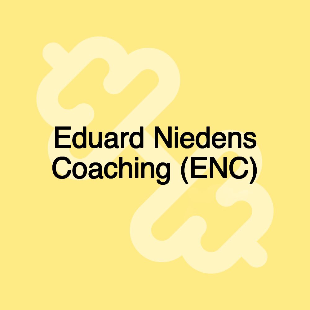 Eduard Niedens Coaching (ENC)