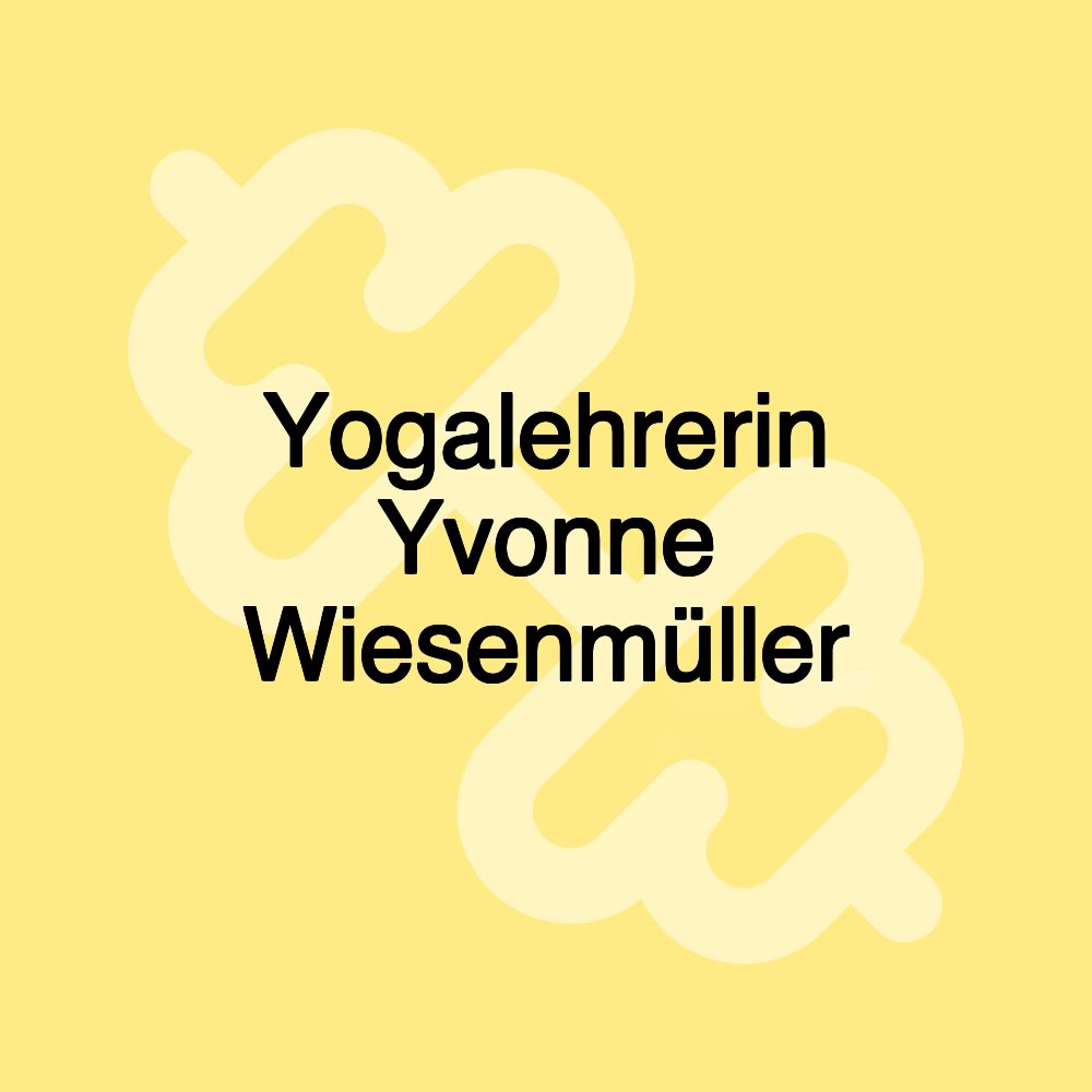 Yogalehrerin Yvonne Wiesenmüller