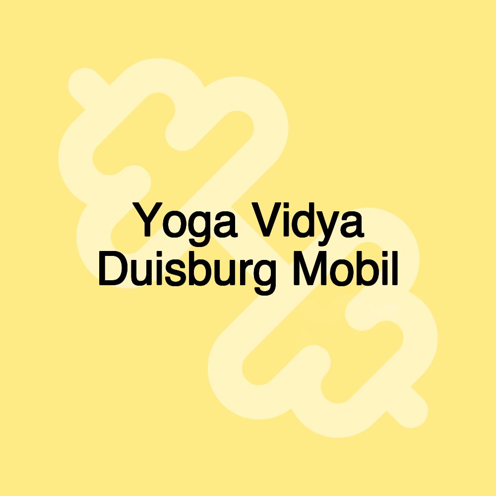 Yoga Vidya Duisburg Mobil