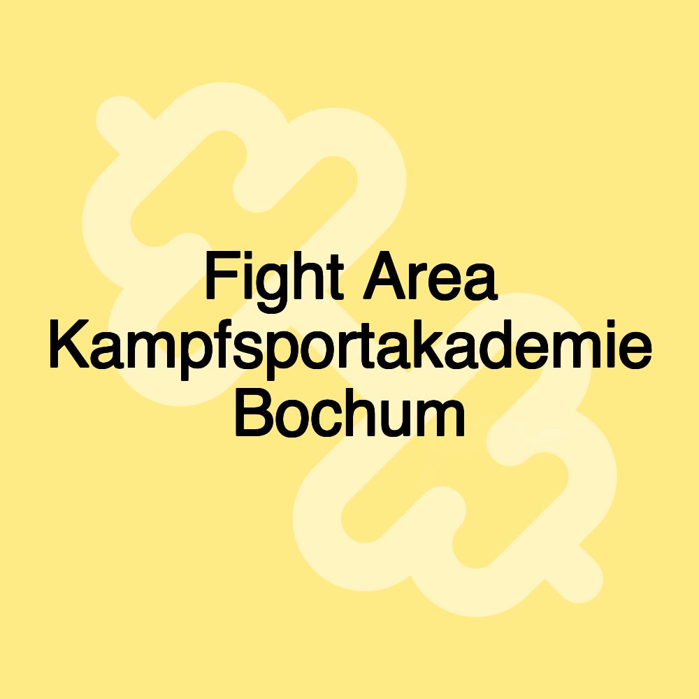 Fight Area Kampfsportakademie Bochum