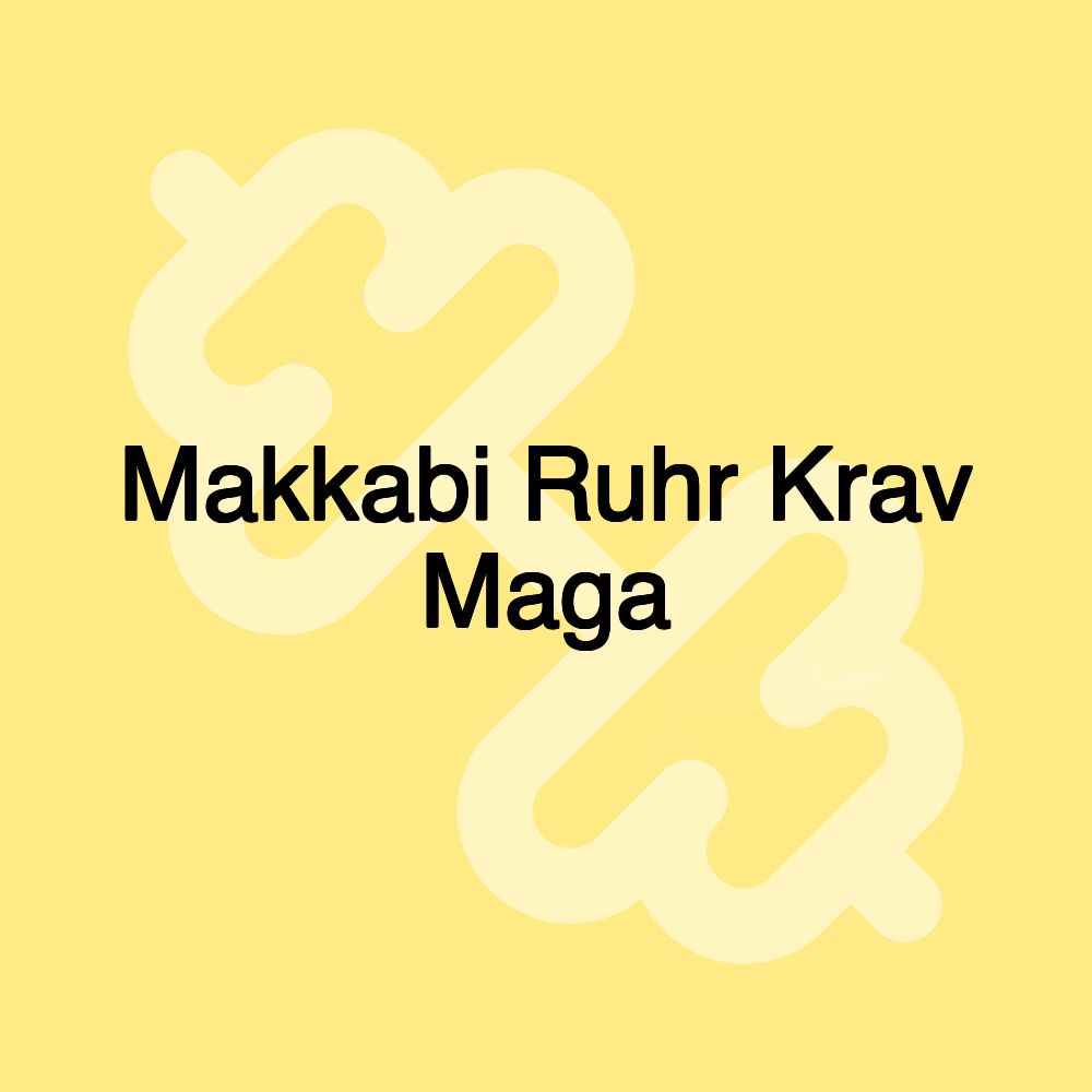 Makkabi Ruhr Krav Maga