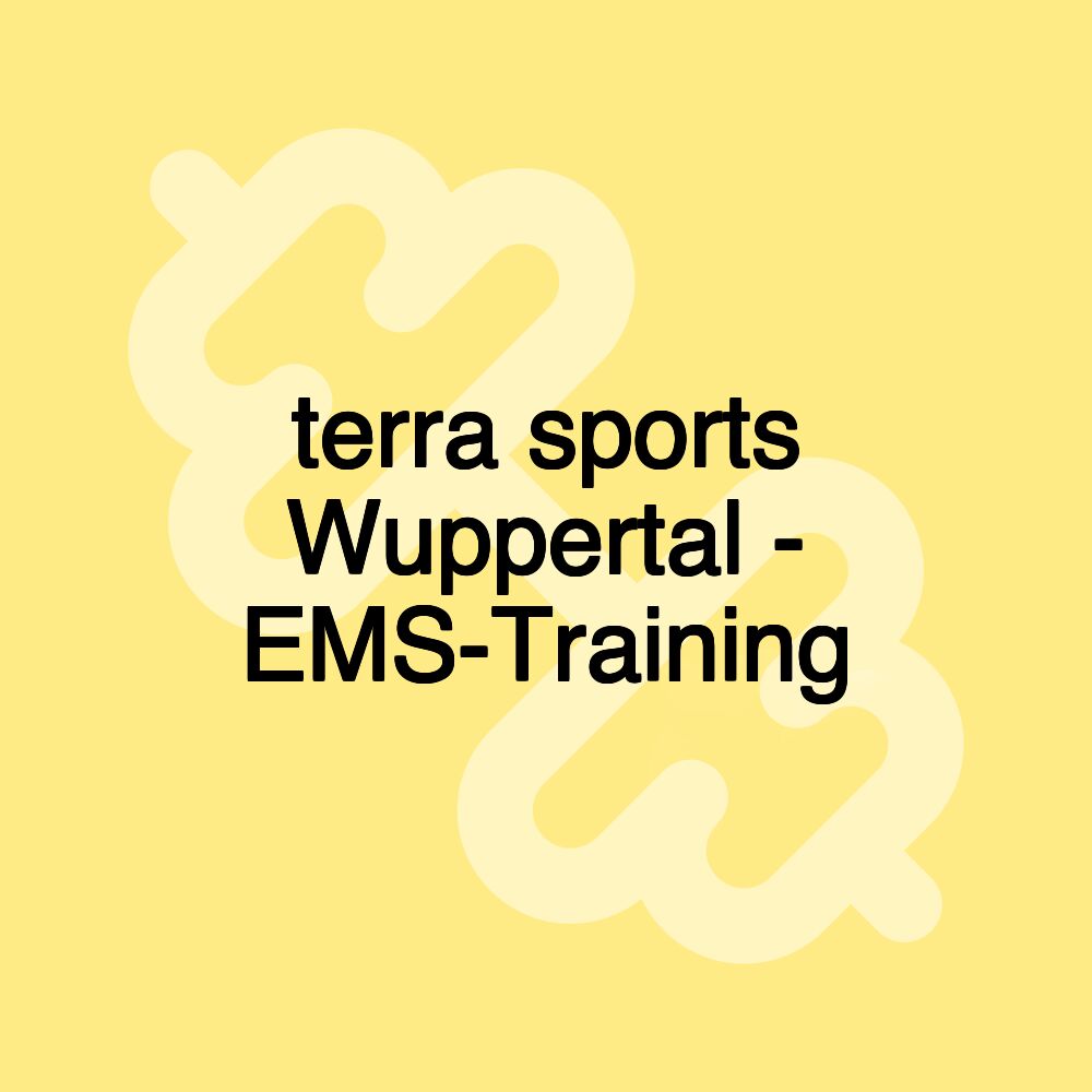 terra sports Wuppertal - EMS-Training