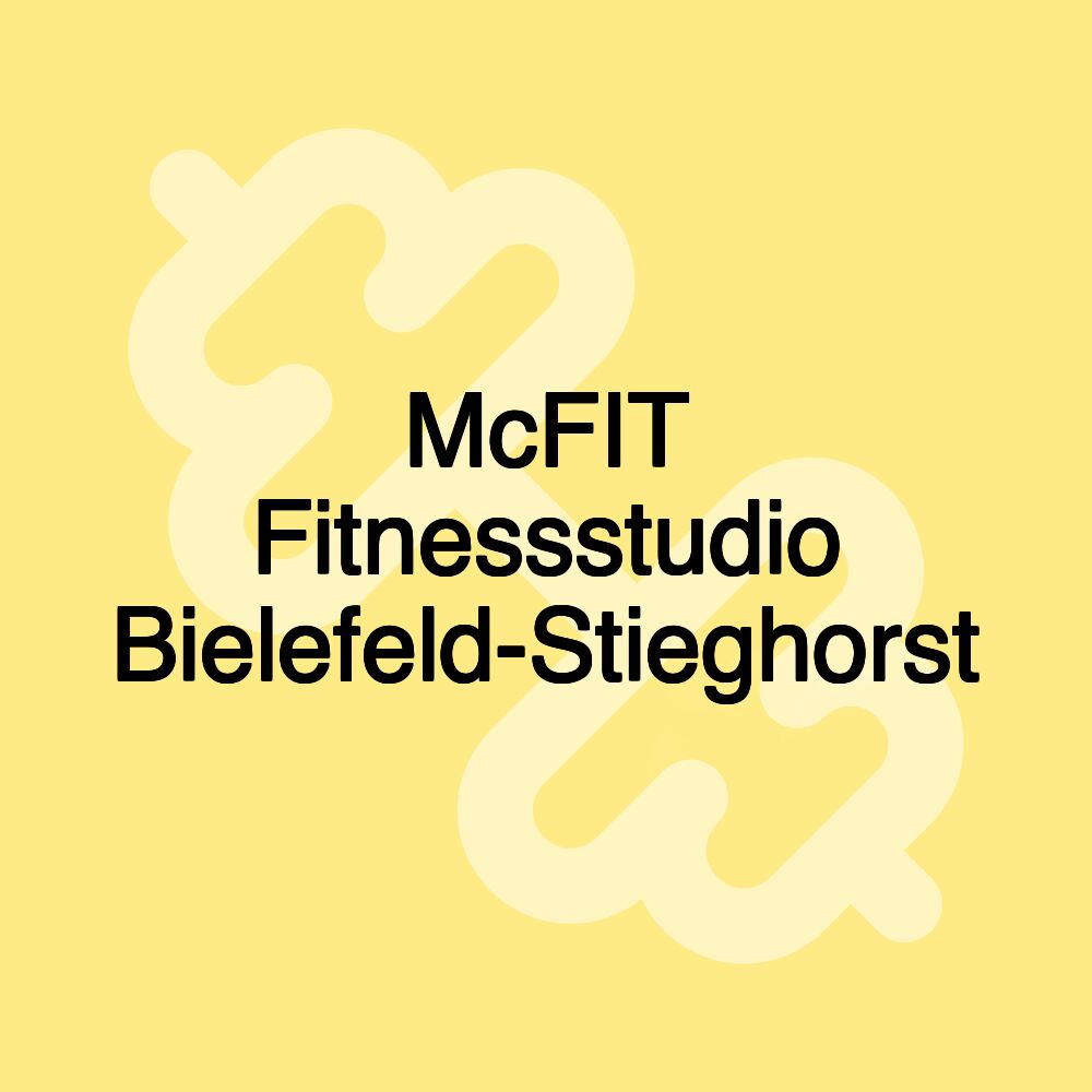 McFIT Fitnessstudio Bielefeld-Stieghorst