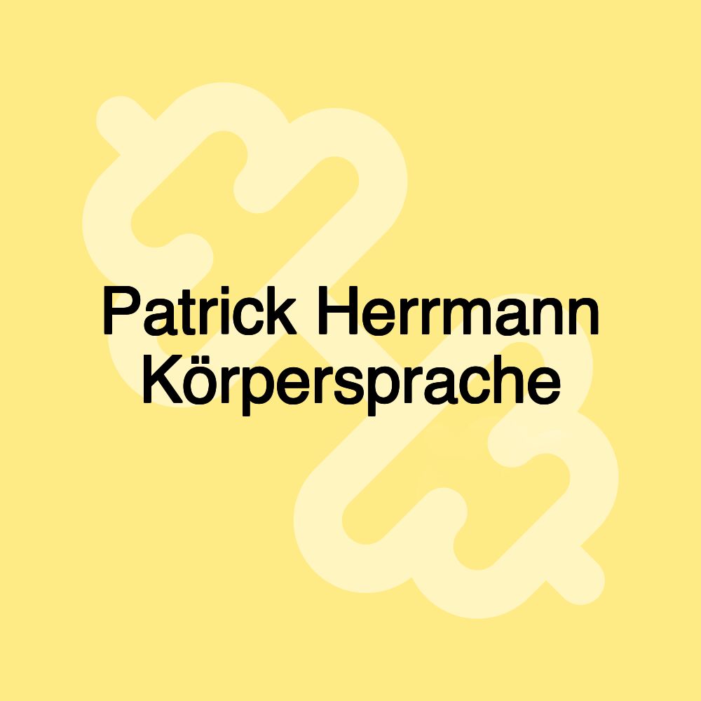 Patrick Herrmann Körpersprache