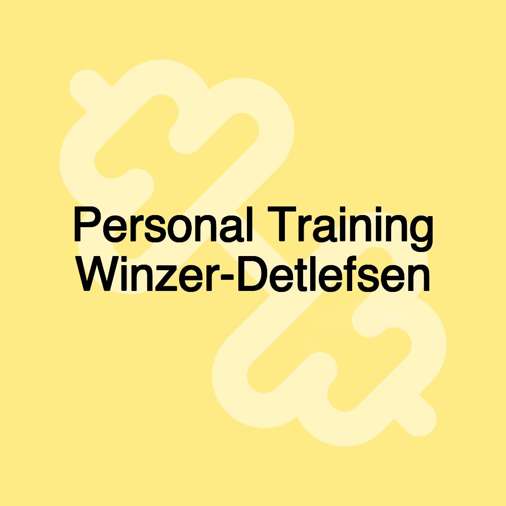 Personal Training Winzer-Detlefsen