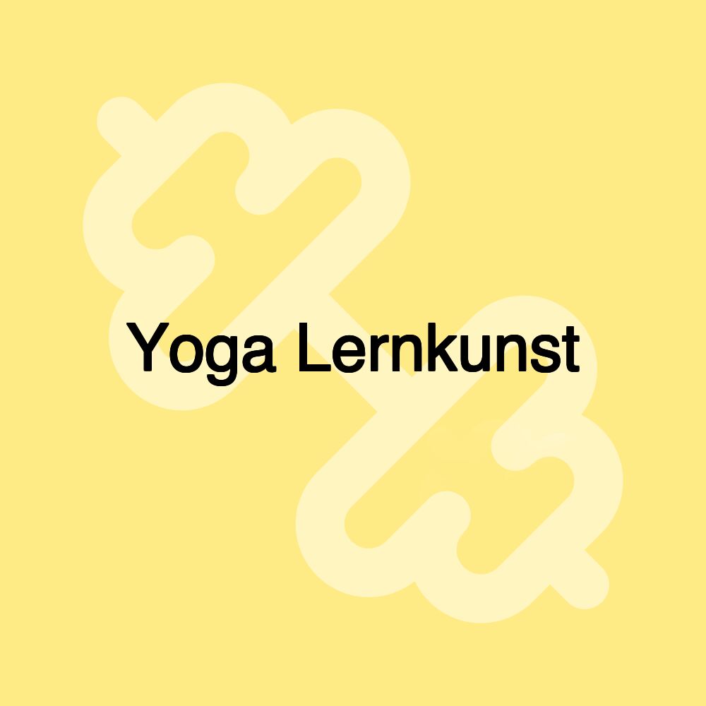 Yoga Lernkunst