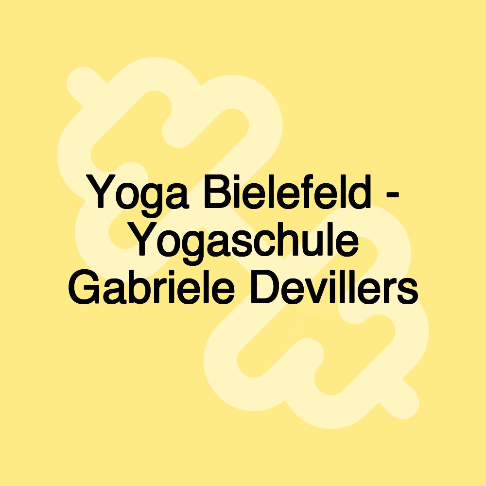 Yoga Bielefeld - Yogaschule Gabriele Devillers