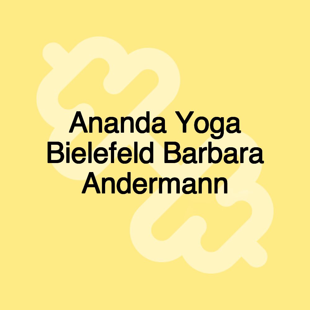 Ananda Yoga Bielefeld Barbara Andermann