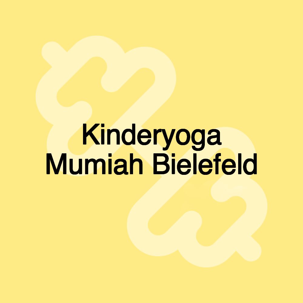 Kinderyoga Mumiah Bielefeld