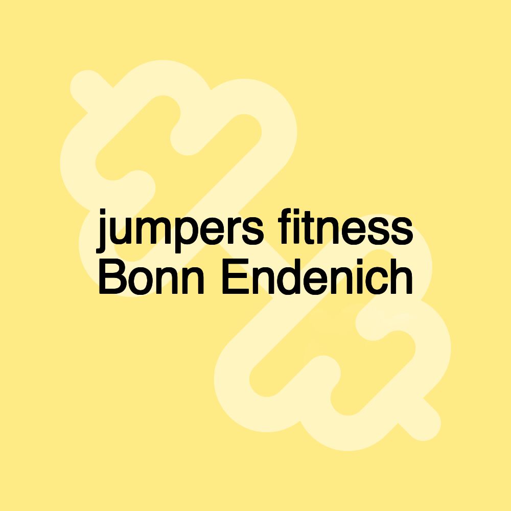 jumpers fitness Bonn Endenich